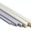 ABS Plastic Square Bar Rods 60pcs 1 to 3mm White OLYCRAFT Modeling-3