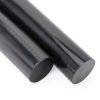 2Pcs 1.5 x 12 Inch Black Round Acetal Copolymer Rods MUKCHAP Plastic-2