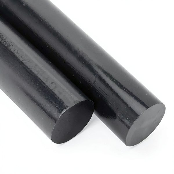 2Pcs 1.5 x 12 Inch Black Round Acetal Copolymer Rods MUKCHAP Plastic-2