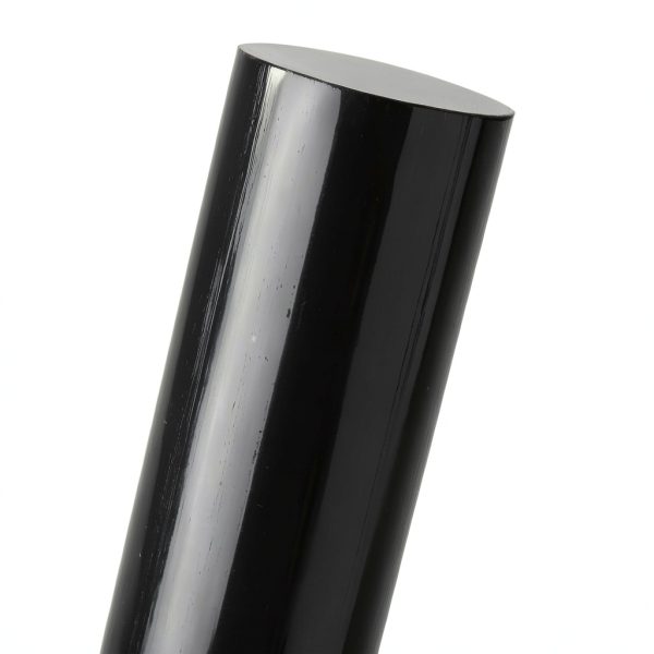2Pcs 1.5 x 12 Inch Black Round Acetal Copolymer Rods MUKCHAP Plastic-3