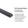 Black 1/4 inch Round Rod Garolite G10 Mujoiny 12" 12 pcs-4