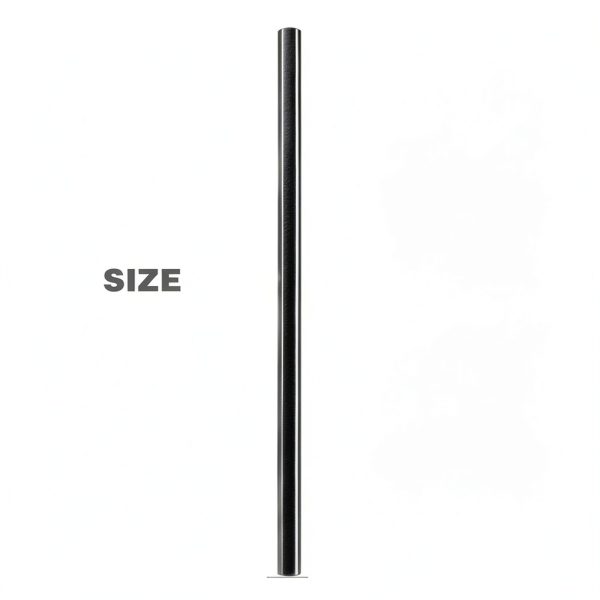 Acetal Copolymer Plastic Round Delrin Rod 0.25in x 12in Black Ciwenkai-1