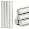 CoguZed 4 Pieces Acrylic Rods, Clear 6.3" x 0.5" Sturdy DIY Sticks-0