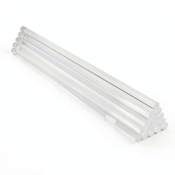 12 Inch Clear Acrylic Dowel Rods by Coufce - 1/8" Diameter, 15 Pack-1
