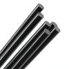 Acetal Copolymer Plastic Round Delrin Rod 0.25in x 12in Black Ciwenkai-2