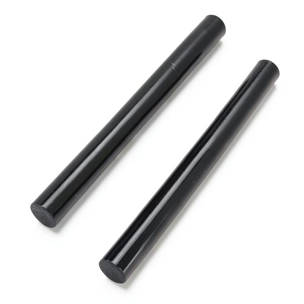Acetal Copolymer Rod 2 Pack 3/4 Inch Black Pulite POM C 12 Inch Length-0