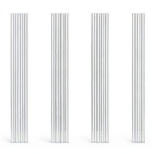 12 Inch Clear Acrylic Dowel Rods by Coufce - 1/8" Diameter, 15 Pack-0