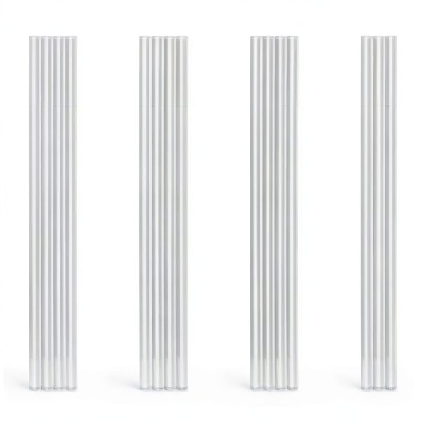 12 Inch Clear Acrylic Dowel Rods by Coufce - 1/8" Diameter, 15 Pack-0